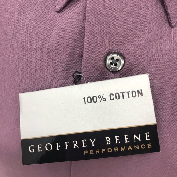 New Geoffrey Beene Wrinkle Free Dress Shirt - Picture 2 of 5